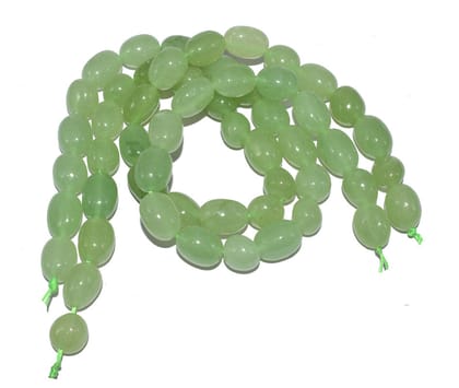 Pale Green Onyx Stone Top Quality Natural Smooth Nugget Gemstone ,Tumble Beads, For Jewelry Making. (BWSNTB-081)-1 String of 28 Pieces / Irregual Size