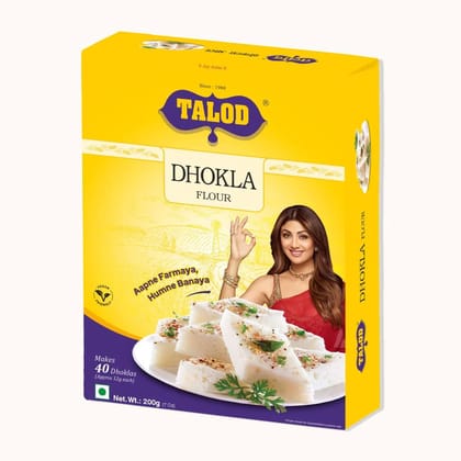 Talod Instant Mix Dhokla Flour (Pack Of 10*, 200G) Makes 36 Servings In 30 Mins From, 200 G Pack