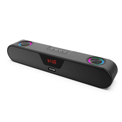 iNFiRe FireBar 20 upto 8 Hours PlayTime, 360* Surrounding Sound With RGB Lights 20 W Bluetooth Soundbar-Black