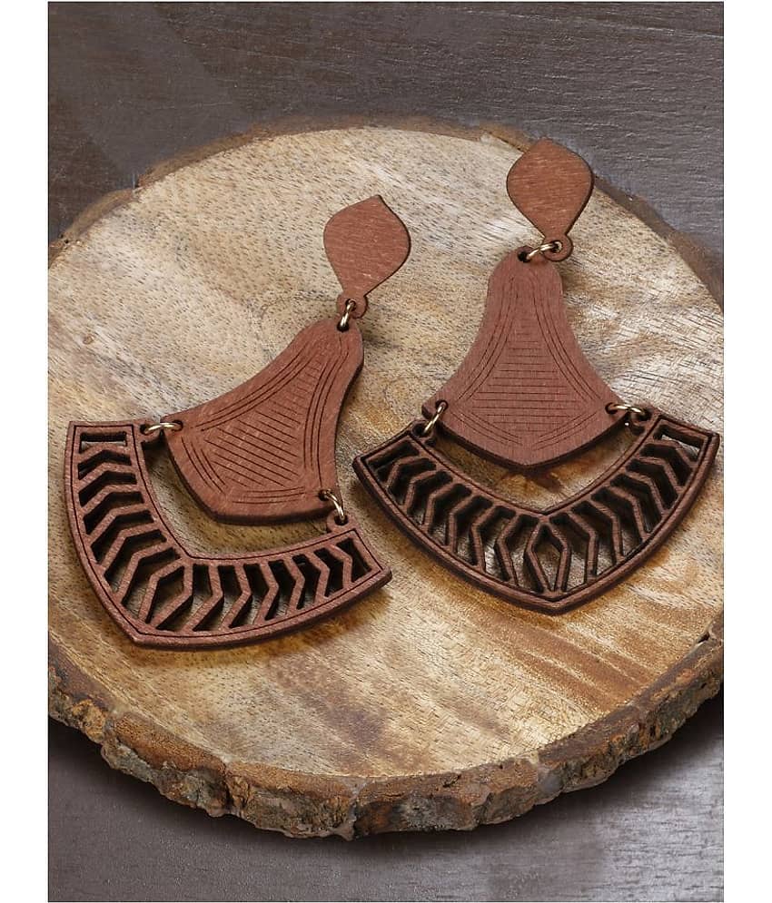 Prita's Wooden Earring For Girls/Women