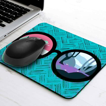 Wonderlust Glasses Mouse Pad