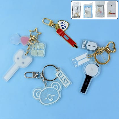 Cute Acrylic and Metal Keychains (1 Pc & mix design)
