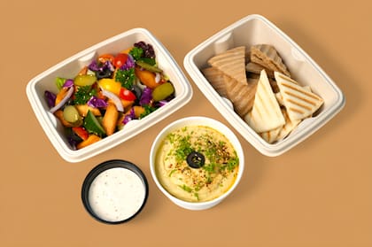 Pita Hummus Veg Meal