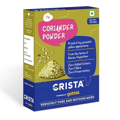 CRISTA Coriander Powder, 100 gm CRISTA Coriander Powder, 100 gm