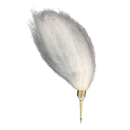 MAYAPURI Chawar/Chanwara/Chaur/Chavar Sahib in Metal Body/Sacred Fly Whisk Long 20 inches (Pack of 1) MAYAPURI Chawar/Chanwara/Chaur/Chavar Sahib in Metal Body/Sacred Fly Whisk Long 20 inches (Pack of 1)