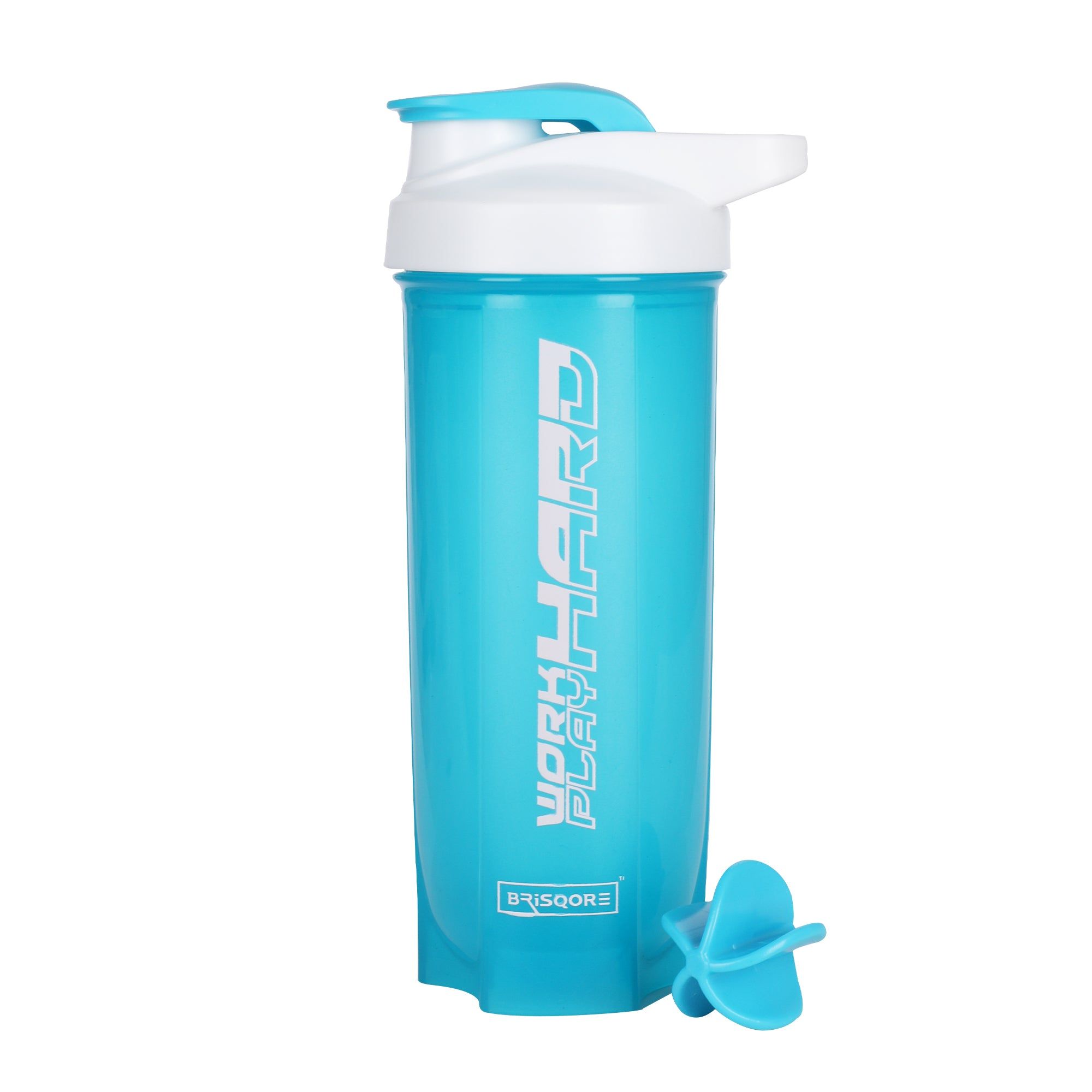 Brisqore Classic Leakproof Protein Shaker Bottle 700 ml-Blue