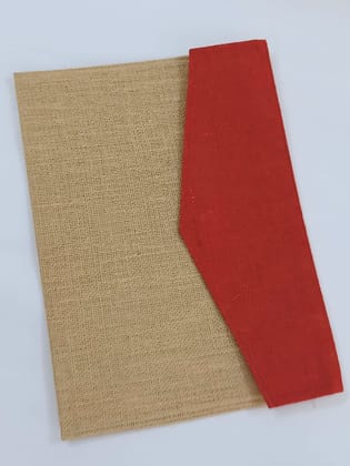 Jute Office File Folder Red