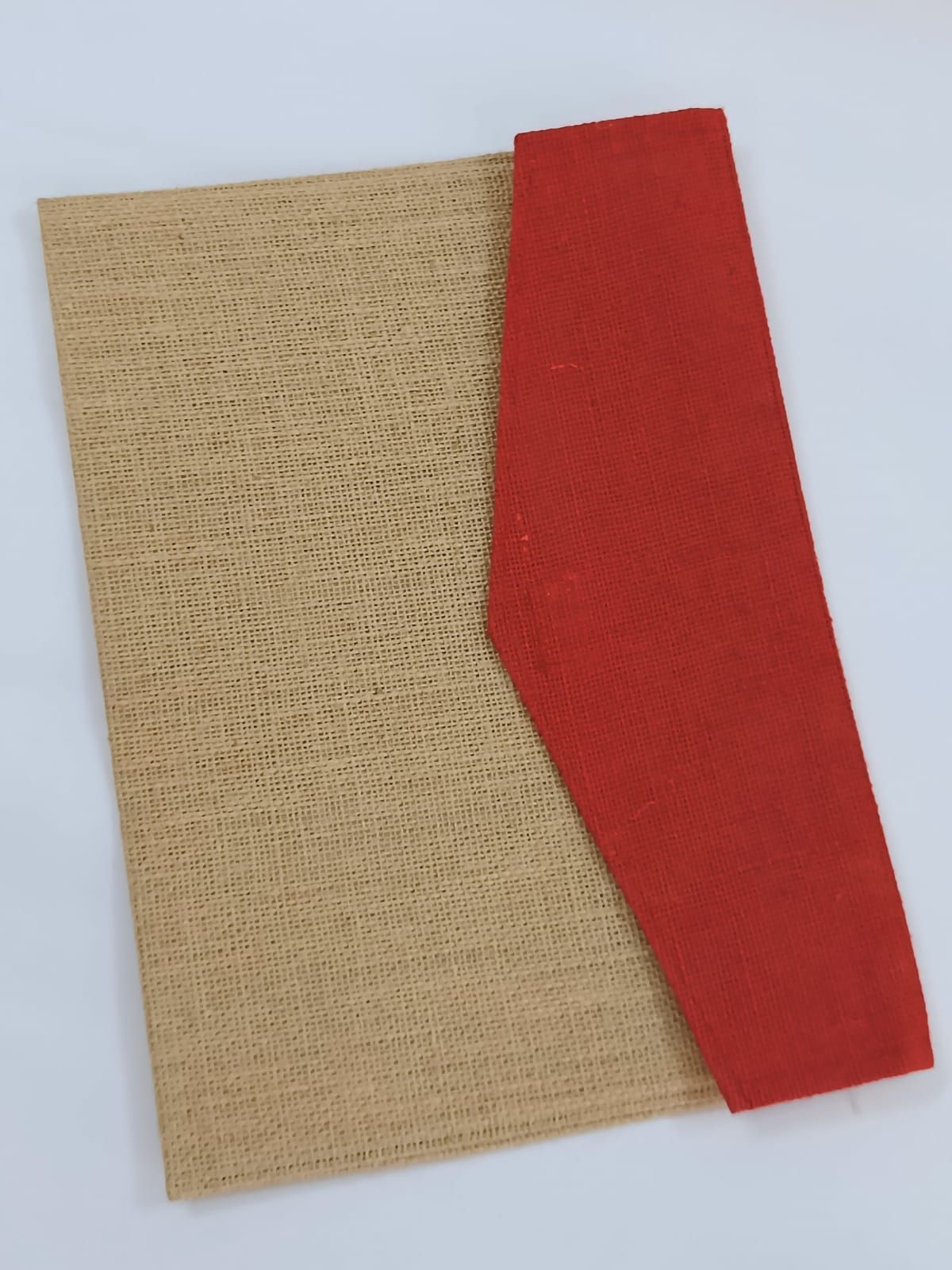 Jute Office File Folder Red