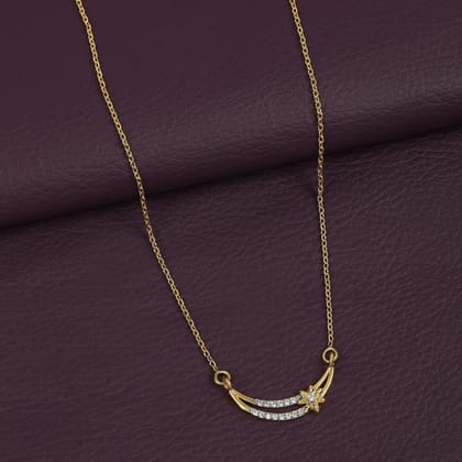 Gold-Plated AD Studded Necklace chain