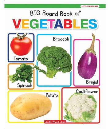 New Big Board Book Of Vegetables