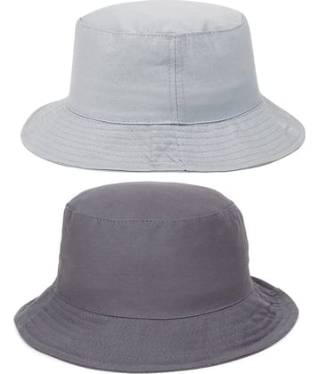 Zacharias - Multi Color Cotton Men's Hat ( Pack of 2 )