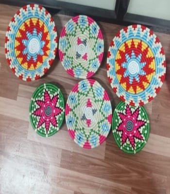 Sabai Grass Wall Plate Combo Set Sabai Grass Wall Plate Combo Set