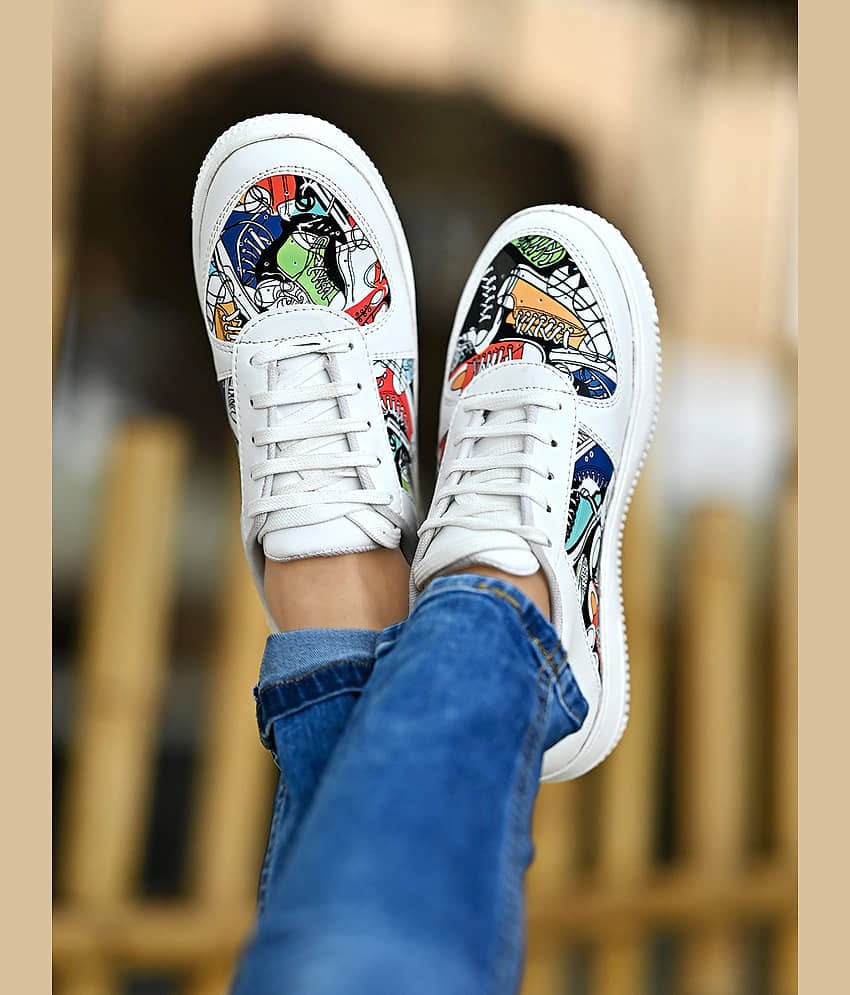 Shoetopia - White Women's Sneakers