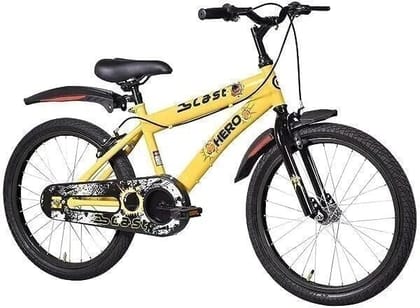 HERO Blast 20T 20 T (inch) Roadster Cycle (Single Speed, Yellow, Black, Rigid)