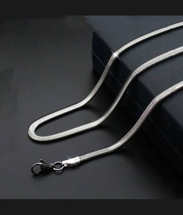 Thrillz Silver Plated Stainless Steel Chain ( Pack of 1 )