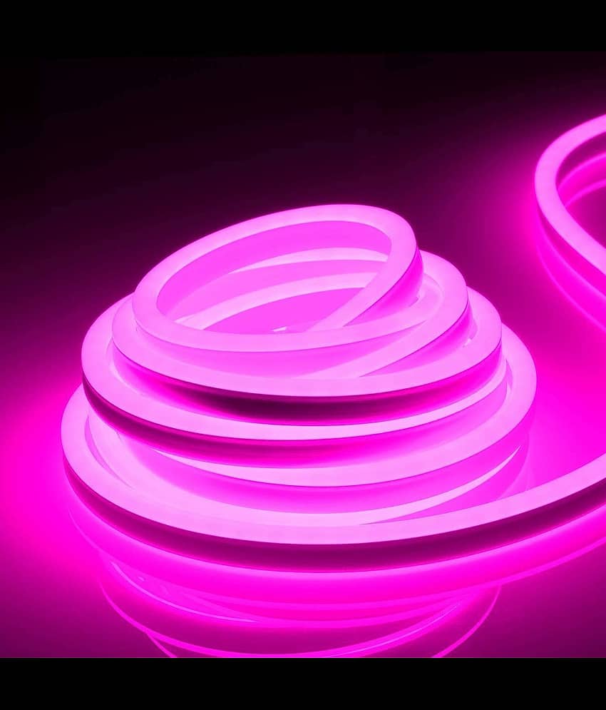 SPARKWORLD Pink 5M Neon Light ( Pack of 1 )