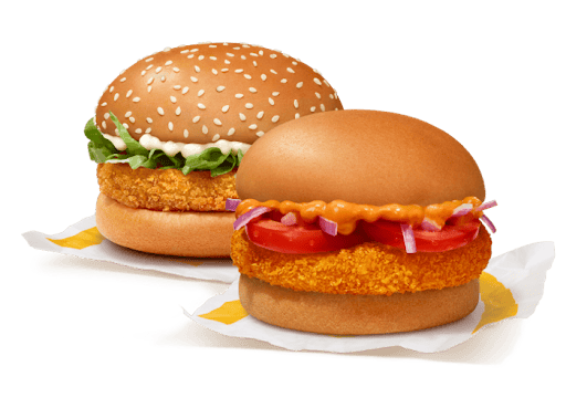 McVeggie Burger + McAloo Tikki Burger