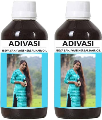 Oilanic Adivasi Jeeva  Sanjivani Hair Oil Combo of  125 mL Pack of 2