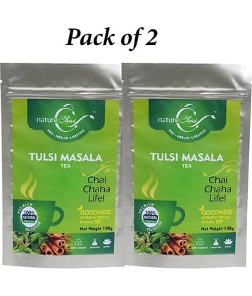 nature Chai Tulsi masala Tea Loose Leaf 100 gm Pack of 2