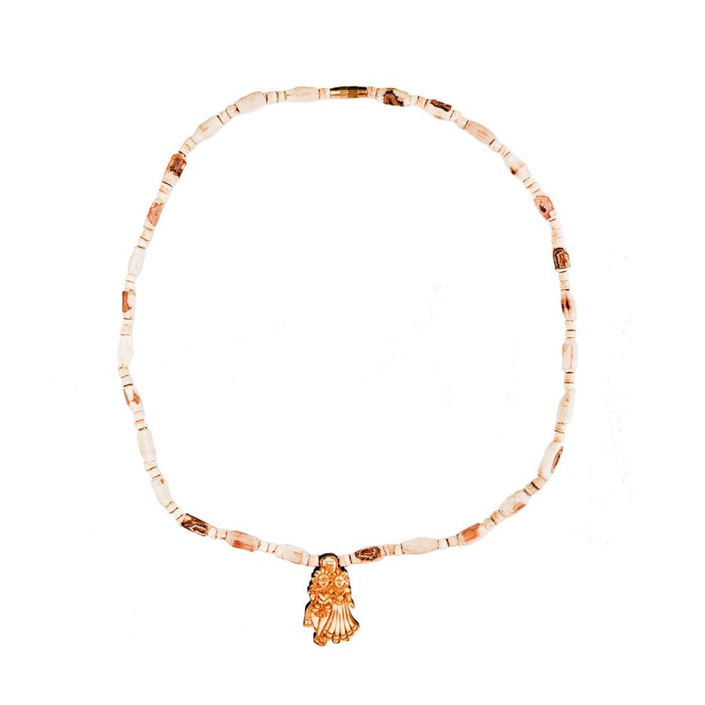 MAYAPURI Original Tulsi Kanthi Mala with Radha Krishna Pendant/Locket for Adults Unisex - Pooja Needs | Buy online on ZillyBuy