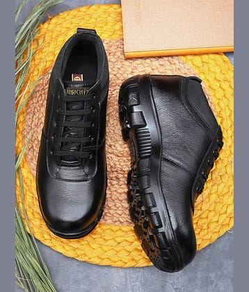 Enrich Field High Ankle Black Safety Shoes
