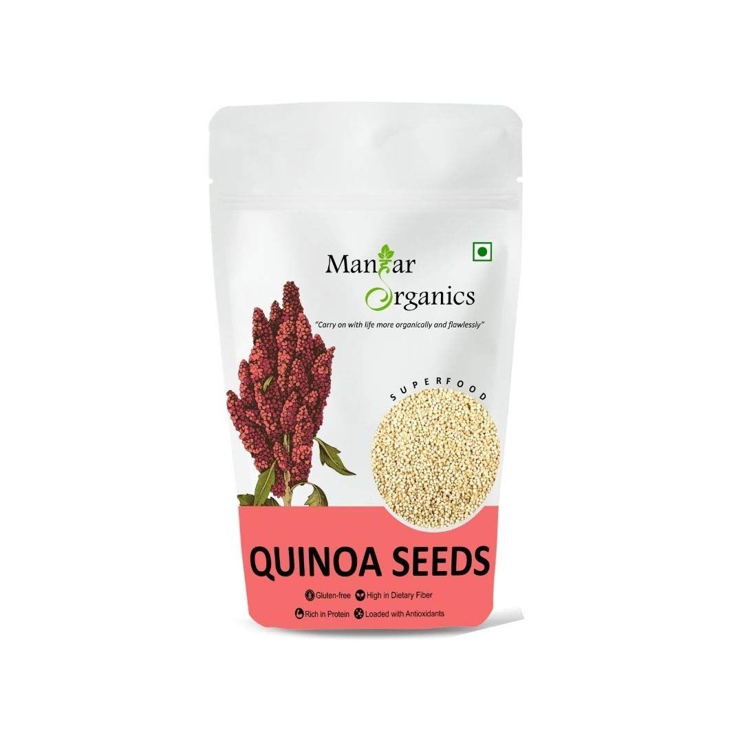 ManHar Organics Gluten Free Quinoa Seeds 500gm for Weight Management