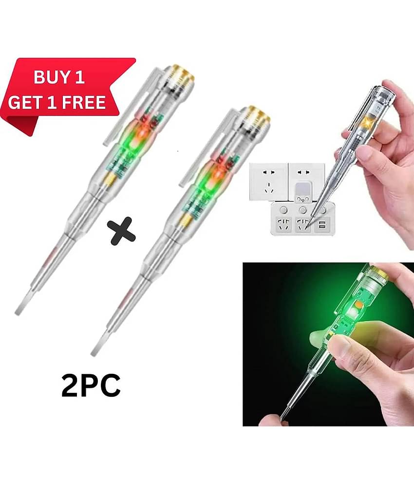 High-Brightness Intelligent Voltage Tester Pen - Multi-function LED Test Pen with Screwdriver for Electric Power Testing, Voltage Tester Detector