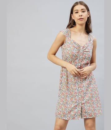 Rare Women Crepe A-line Dress ( Multi Color )