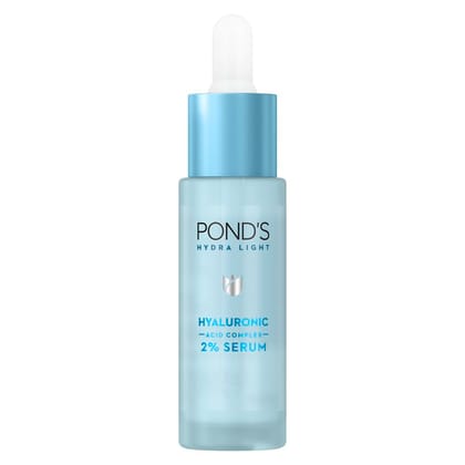 POND'S Hydra Light hyaluronic acid complex 2% Serum for 72 Hr Deep Hydration 28ml POND'S Hydra Light hyaluronic acid complex 2% Serum for 72 Hr Deep Hydration 28ml - 28 ml (Pack of 1)