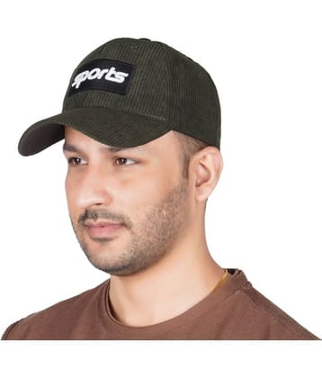valdez Green Cotton Blend Men's Cap ( Pack of 1 )
