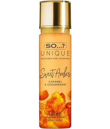 So…? Unique Sweet Amber body mist - 150ml