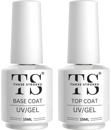 THR3E STROKES Multi Glossy Gel Coat 15 ( Pack of 2 )