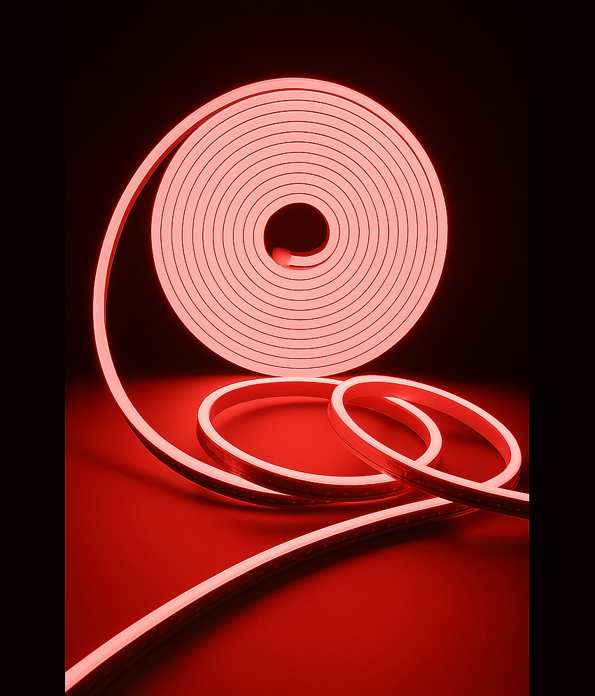 SPARKWORLD Red 5M Neon Light ( Pack of 1 )