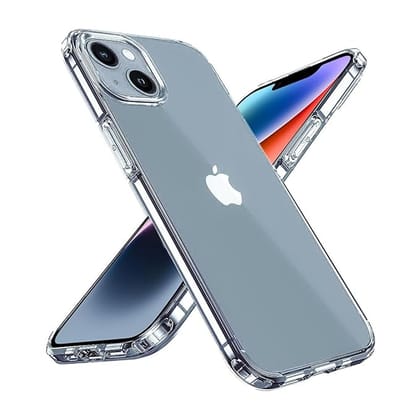 Sounce Shockproof Transparent Hard Back Cover Scratch Resistant Case Premium Clarity Armor Sleek Design Shield with Polycarbonate Protection for iPhone 14[Crystal Transparent] Sounce Shockproof Transparent Hard Back Cover Scratch Resistant Case Premium C