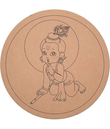 Asmi Collection Traditional Door Hanging 1 ft Brown ( Pack of 1 )