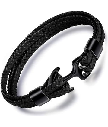 FASHION FRILL Black Bracelet ( Pack of 1 )