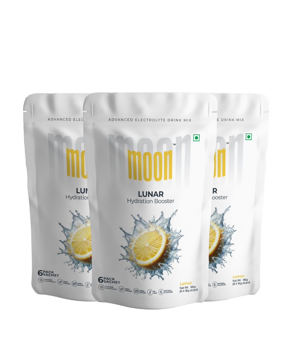 Moon Lunar Lemon Hydration, 96 gm - Pack of 3
