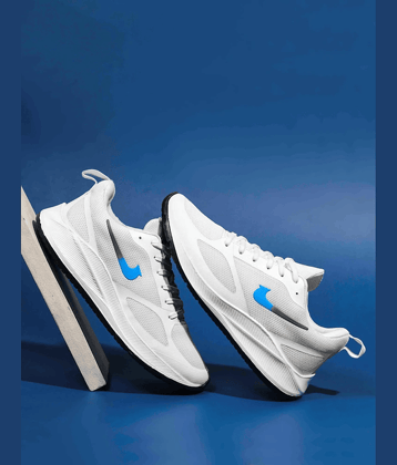 Hotspot White Men's Sports Running Shoes