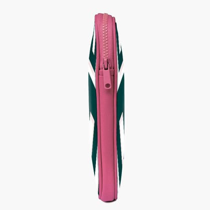 "Zig Zag Print" Laptop Sleeves: Bold Modern Design for Every Size-15" / Pink
