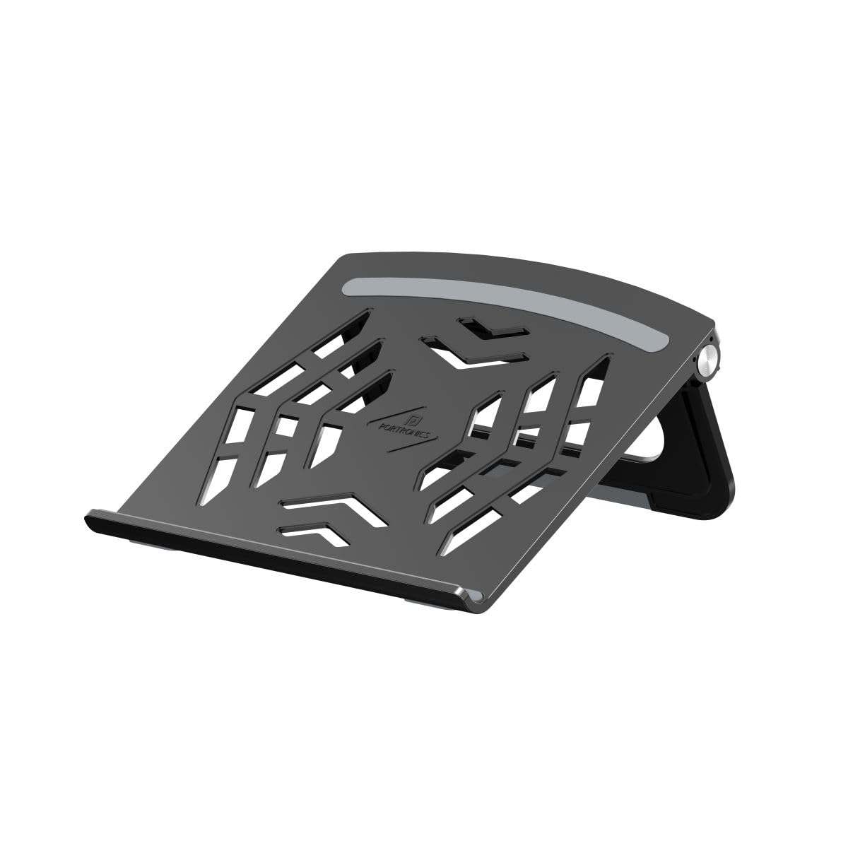 Portronics My Buddy Hexa 5 Laptop Stand (Black)