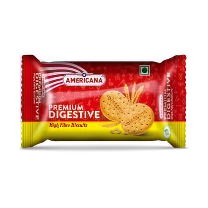 Americana Premium DIGESTIVE Biscuits |High Fibre Multi Grain 60gm
