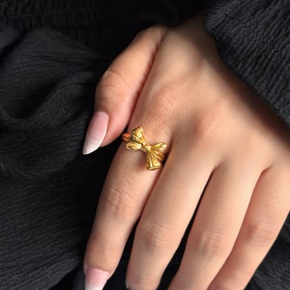 Dainty bow-Stainless Steel / 6
