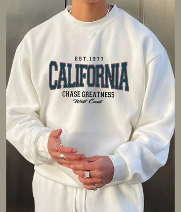 Eyebogler Fleece Round Neck Men's Sweatshirt - Blue ( Pack of 1 )