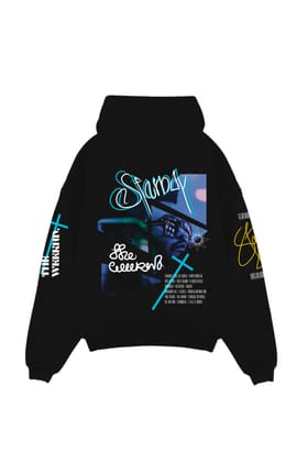 Starboy - The Weeknd Designed Oversized Hoodie-S / Black