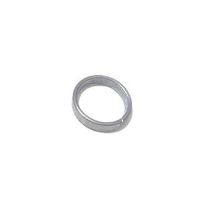 DAS Trader Men's and Women's Metal Shani Dosh Nivaran Kale Ghode Ke Naal Ki Adjustable Ring (Grey Silver)