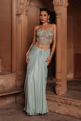 Garden of flower drape set-XS