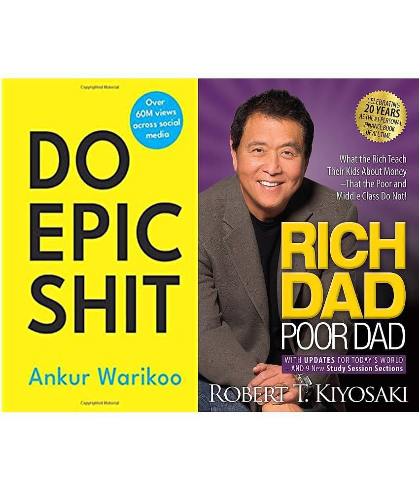 Best combo- Rich dad poor dad +Do epic shit (English Paperback)