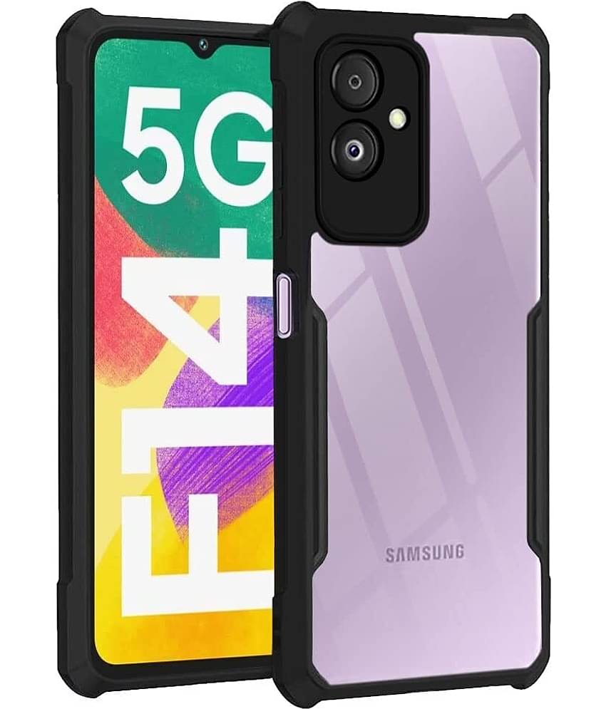 VAKIBO Plain Cases Compatible For Rubber Samsung Galaxy F14 5G ( Pack of 1 )