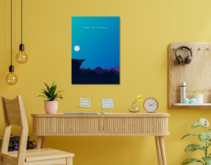 "OWN THE MOMENT- ADVENTURE "- Shiny & Sturdy Metallic Poster  Art That Pops & Sticks-A3