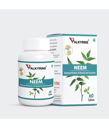 Valkyrine Neem, Skin Care And Blood Purifier Tablet 60 No.S Pack of 1